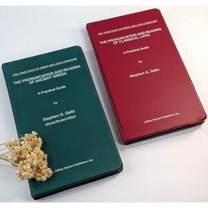 RARE LOT📚Pronunciation Reading ANCIENT GREEK+LATIN Daitz Cassette Tapes Booklet